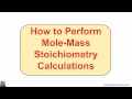 Stoichiometry and Chemical Reactions
