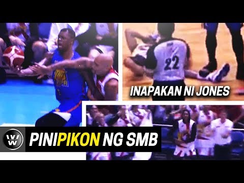 PINIPIKON ng SMB si Jones | Inapakan si Ross ni T.Jones? | vs Nabong, Santos, Ross