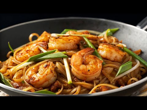 Sag Nein zu klassischen Shrimps Pommes! Köstlicher asiatischer Shrimp Chow Fun  Super lecker!