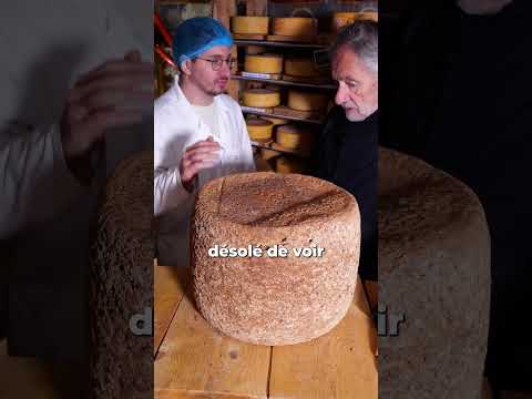 On découpe un fromage de 40kg