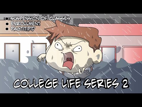 COLLEGE LIFE SERIES 2 (Suspension of Classes, Enrollment, Pagtitipid) | Pinoy Animation