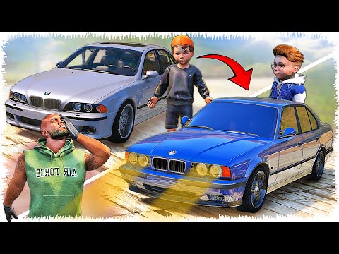 Джейсон әкесі сыйлаған көлікті ауыстырып жіберді (GTA V)