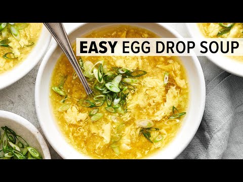 EGG DROP SOUP | Chinese Comfort Food in 10 Min!