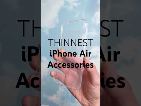 THIN iPhone Air Accessories!