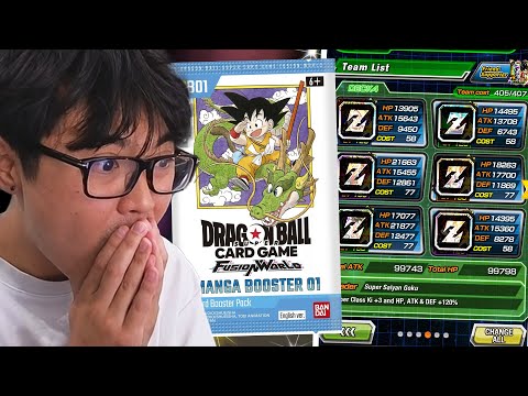 Dragon Ball Super Cards = My F2P Dokkan Team #7 (INSANE PULL)