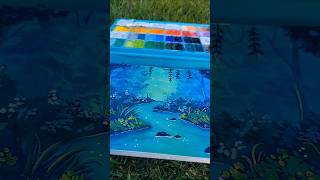 Relax and Paint #gouache #paint #art #asmrart #watercolor #artwork #arttutorial #diy