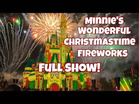 Disney's Christmas 🎄 Fireworks Show/A MUST See!