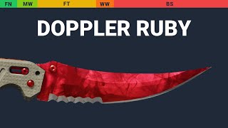 Flip Knife Doppler Ruby Wear Preview video