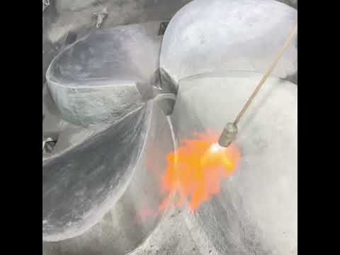 The Huge ship propeller Manufacturing complete process || Amazing Making process of Ship propeller
