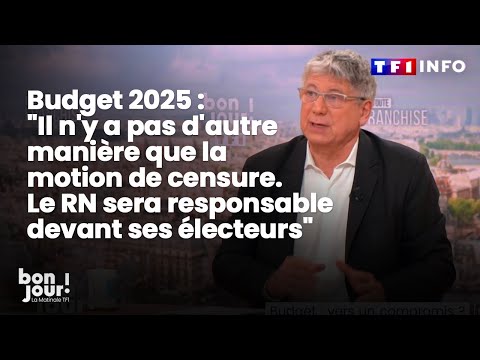 Budget : "Il n'y a pas d'autre manière que la motion de censure" Éric Coquerel