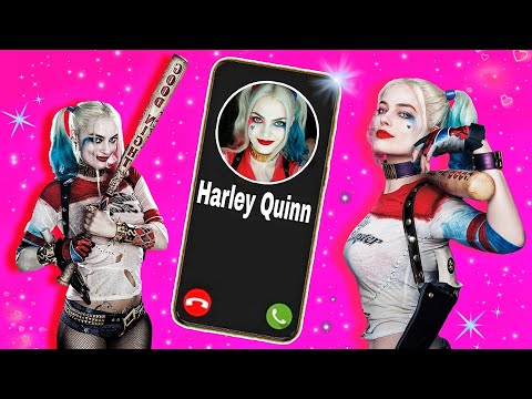 📲Llamada increible de HARLEY QUINN | La Novia del JOKER🤡🖤| llamada Falsa de HARLEY QUINN 📞📱