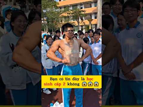 Bạn có tin đây là học sinh cấp 2 không 😱😱😱 #trendingshorts #viralvideo #sigma #fypシ #foryou #gym