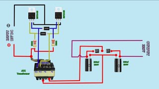 12V to 220v ac Inverter circuit / powerful Inverter #diy #electronics # inverter