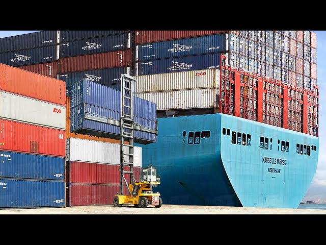 How to load World Largest Container Ships