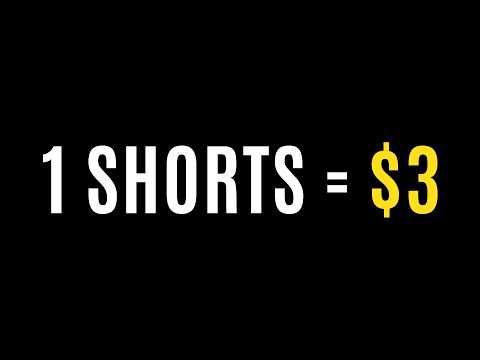 Earn $3.00 PER YOUTUBE SHORTS Watched - Make Money Online