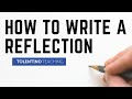 Reflective Writing Concepts and Challenges