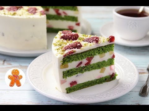 Торт изумрудный бархат emerald velvet cake
