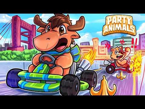 Mario Kart in Party Animals Makes Terroriser RAGE!