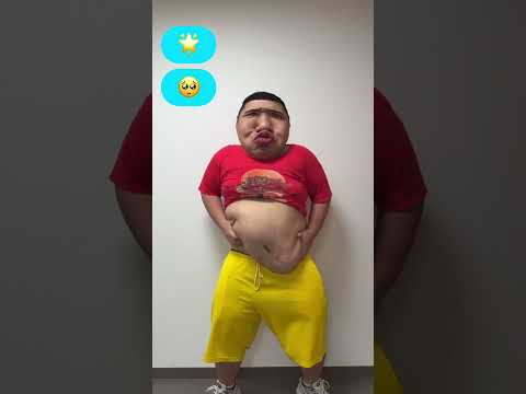 【TikTok100万再生】120Kgデブのピヨンなリアクション