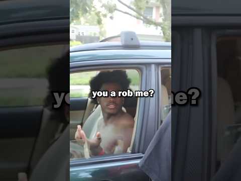 I Thought They Was Going To Rob Me 😳 @Quin3y  #funny #comedy #prank #shorts