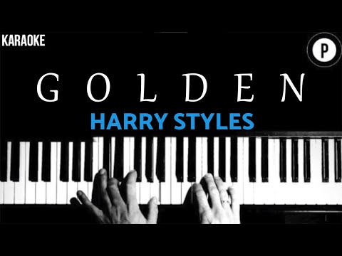 Harry Styles – Golden KARAOKE Slowed Acoustic Piano Instrumental COVER LYRICS