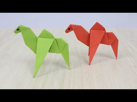 How to Make Origami Camel Easy - Paper Camel Step by Step