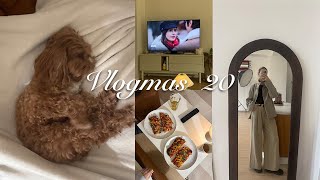 VLOGMAS 20: egy átlagos napom: stúdió, angol óra, barátnős péntek