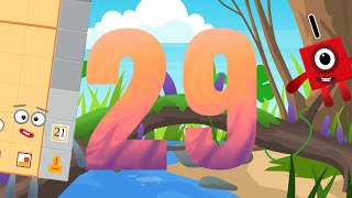 Numberblocks Magic Run World learn to count 29 New Season | Numberblocks Find Number Magic Adventure