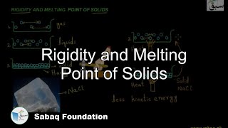 Rigidity and Melting Point of Solids
