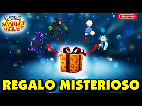 🎁 NUEVO POKÉMON GRATIS & REGALO MISTERIOSO EXCLUSIVOS de EVENTO en Pokémon Escarlata y Púrpura !!