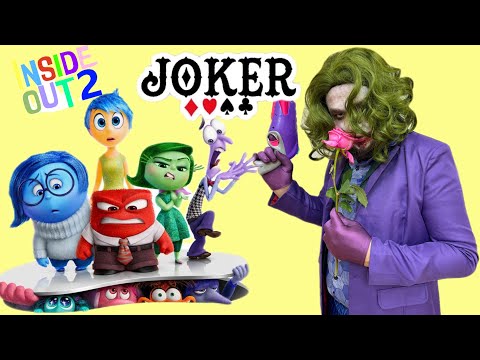 Inside Out 2 vs Joker Reaction animation Halloween 🎃 Best video TikTok