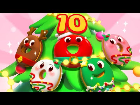 10このドーナツ🎅🎄Ten in the Bed🎅🎄クリスマスバージョン🎅🎄 |  赤ちゃんが喜ぶ歌 | 童謡 | アニメ | 動画 | ベビーバス| BabyBus