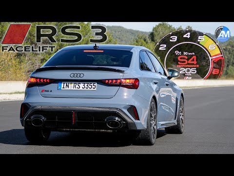 NEW! 2025 Audi RS3 Facelift | 0-100 km/h & 100-200 km/h accelerations🏁| by Automann in 4K