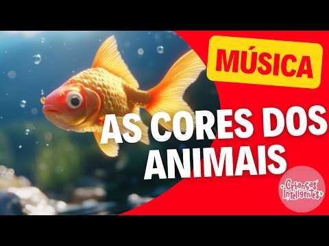 AS CORES DOS ANIMAIS - MÚSICA - CRIANÇAS INTELIGENTES #criançasinteligentes #atividadeseducativas