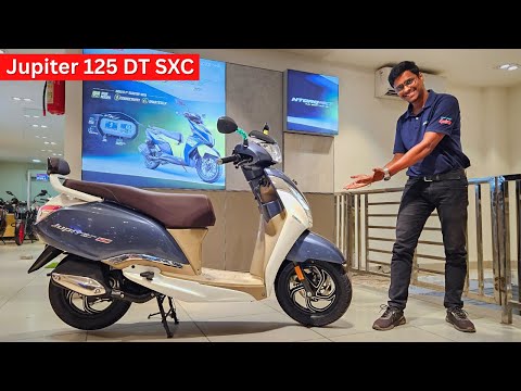 2025 TVS Jupiter 125 DT SXC Review - Price & All Colors | Features | Mileage
