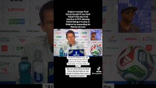 Belgium manager Rudi Garcia on FIFA suspending Folarin Balogun red card: “It’s April 1, Fool’s Day”