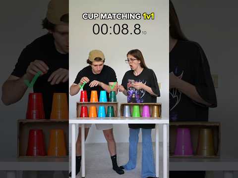 She CRASHED OUT Playing Matching Cups?! 😱