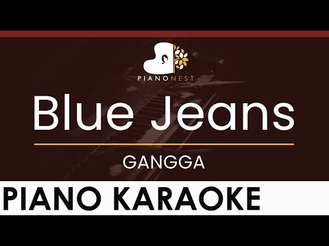 GANGGA – Blue Jeans – HIGHER Key (Piano Karaoke Instrumental)