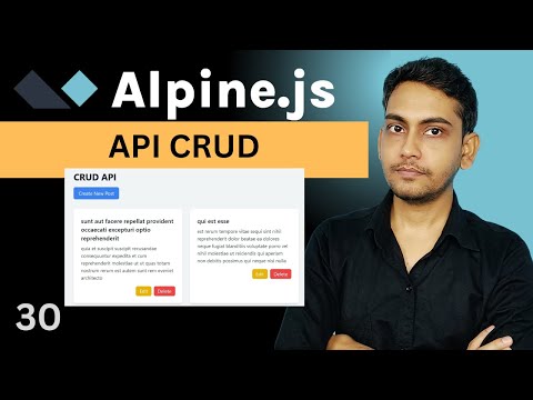 API CRUD in Alpine JS