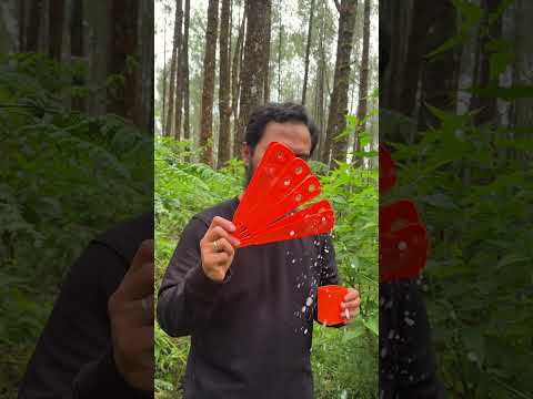 AMAZING Blowing Soap Bubbles 🧼 #camping #survival #bushcraft #outdoors