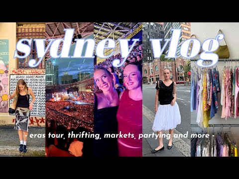 come with us to the ERAS TOUR | sydney vlog