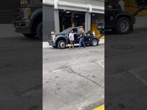 Part 1| TowTruck Rage Fight/Smashes Parked Cars in Brooklyn, NY | #fighting #viralvideo #shorts