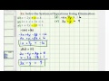 Solving Systems of Equations