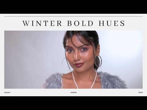 Winter Holiday / Party Makeup Look | Elegant brown girl makeup