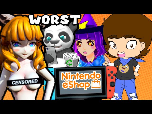 The WORST Nintendo Switch TRASH GAMES! - ConnerTheWaffle