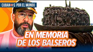 Ermita de la Caridad del Cobre muestra una obra escultórica en memoria de los balseros cubanos