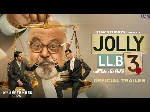 JOLLY LLB 3 - OFFICIAL TRAILER | AKSHAY KUMAR | ARSHAD WARSI | SAURABH SHUKLA | SUBHASH KAPOOR 