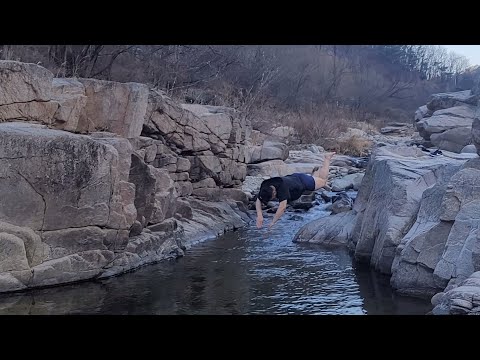 3초후 겨울 다이빙 대참사 !!