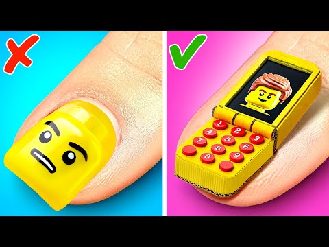 Best Paper Crafts 😻 *DIY LEGO Cardboard Phone!* Easy Hacks and Ideas