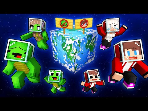 Mikey Family & JJ Family Were Kicked Out of the Planet in Minecraft (Maizen)